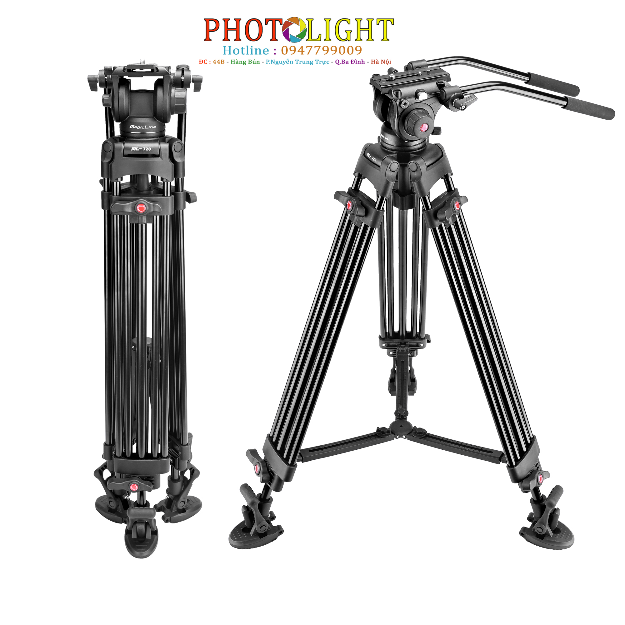 Chân Máy quay MagicLine ML-720 PRO
